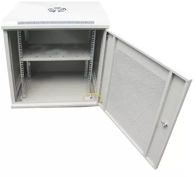 ST-NCP12U600 шкаф 12U серый с полкой, дверь с перфорацией (В600 Г530 Ш600)