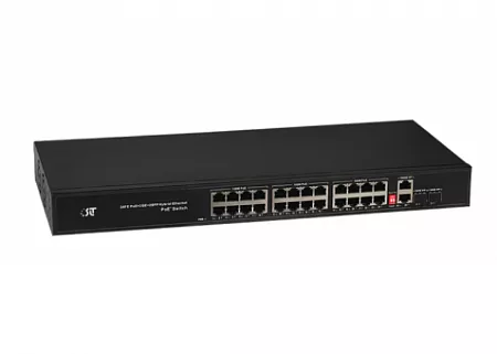 PS-24E2G2S коммутатор на 24 порта PoE +2 SFP