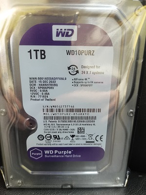 Жесткий диск SATA WD 1ТБ WD10PURZ, SATA 3.0 (WD Purple)