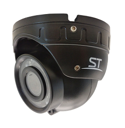 ST-S4501 4 Мп ЧЕРНАЯ, миниатюрная уличная купольная IP-камера с ИК подсветкой до 30 м