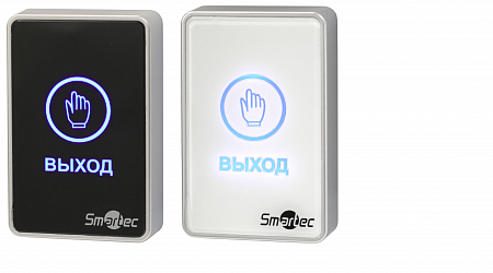 ST-EX020LSM-WT БЕЛАЯ сенсорная кнопка выхода с индикацией срабатывания Smartec