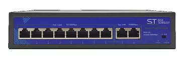 ST-S88POE коммутатор 8-ми портовый POE(10/100 Мбит/с) +2UP Link(10/100/1000 Мбит/с)
